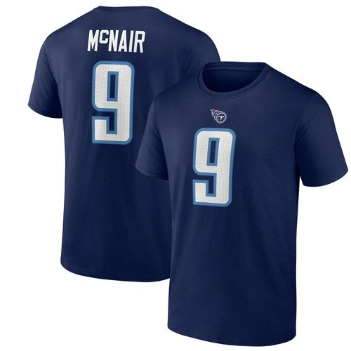 Men's Fanatics Tennessee Titans Steve McNair Retired T-Shirt | Navy
