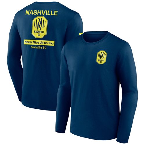 Men's Fanatics Nashville Soccer Club Tradition Long Sleeve Shirt | Navy