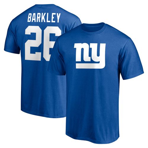 Men's Fanatics New York Giants Saquon Barkley Player Icon T-Shirt | Royal