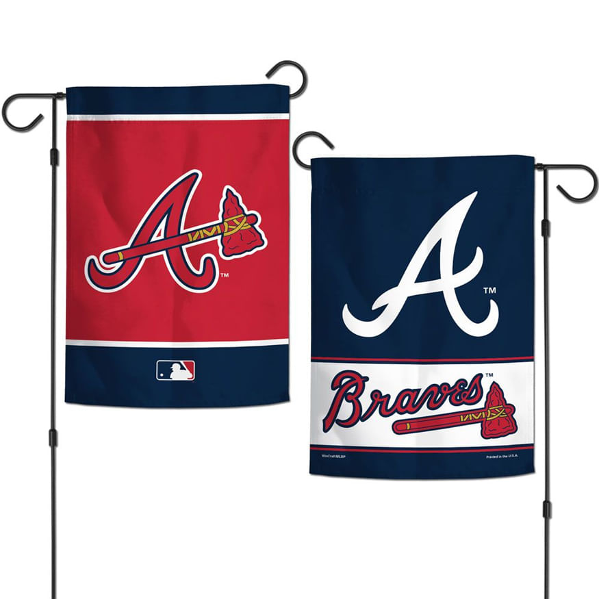 Atlanta Braves Double Sided Garden Flag