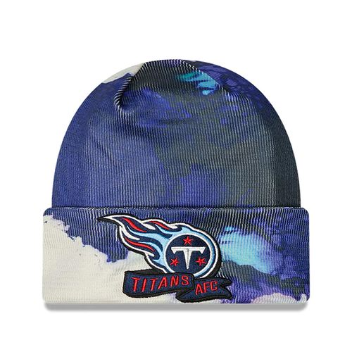 New Era Tennessee Titans 2022 Ink Knit Hat | Navy/White
