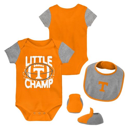Infant Tennessee Volunteers Champion Bib and Bootie Set | Orange