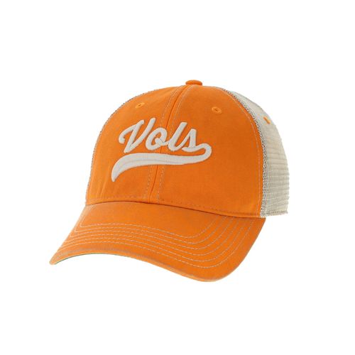 Legacy Tennessee Volunteers Vols Script Old Favorite Trucker Adjustable Hat | Orange