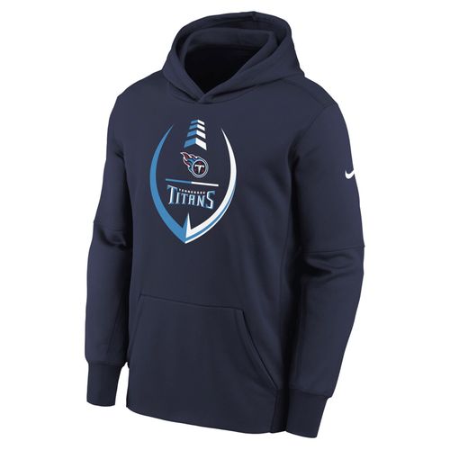 Youth Nike Tennessee Titans Icon Therma Fleece Hoodie | Navy