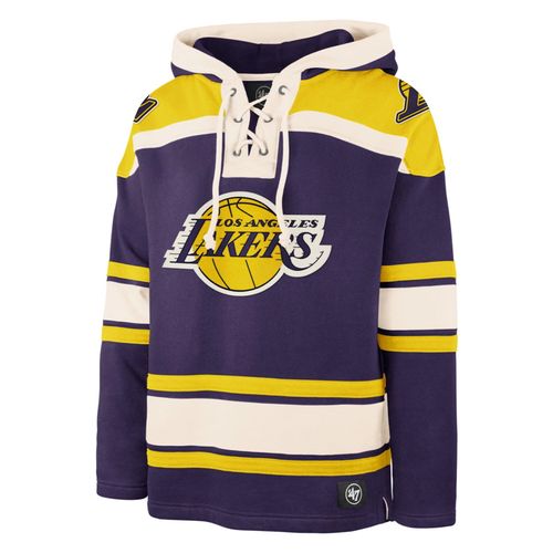 '47 Brand Los Angeles Lakers Superior Lacer Fleece Hoodie | Purple