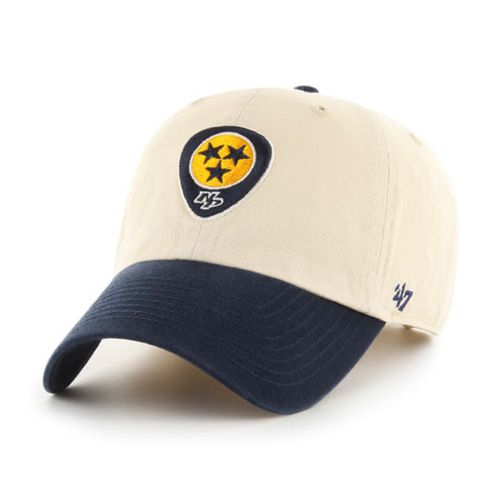 '47 Brand Nashville Predators Two-Toned Clean Up Adjustable Hat | Natural