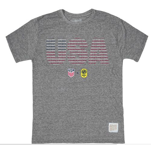 Men's USA and Nashville Soccer Club One Nation One Team T-Shirt | Dark Heather