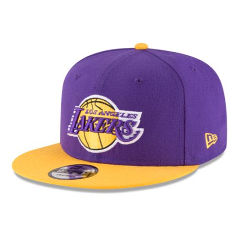 New Era Los Angeles Lakers 9Fifty Two-Toned Snapback Adjustable Hat | Purple/Gold