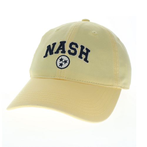 Legacy Nashville Arch Tri-Star Adjustable Hat | Lemon