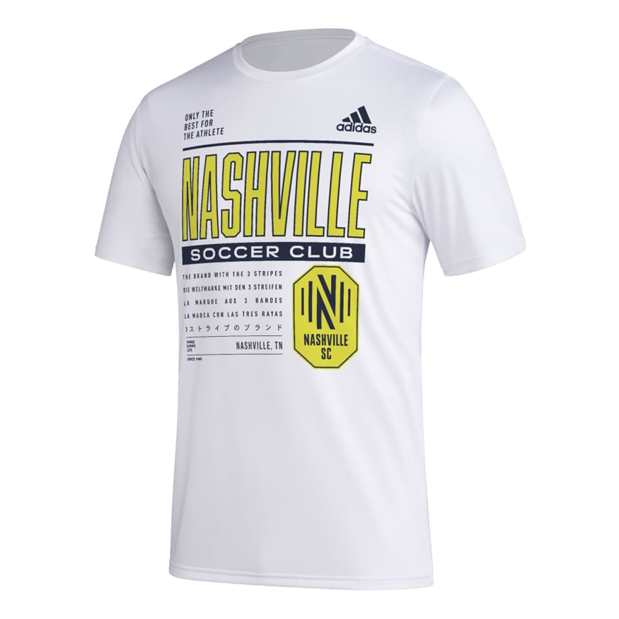 Eenvoud calcium Decoratief Men's adidas Nashville Soccer Club DNA T-Shirt | T-shirts