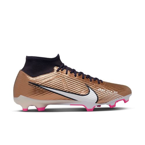 Men's Nike Zoom Mercurial Superfly 9 Academy Multi-Ground Soccer Cleat | Metallic Gold