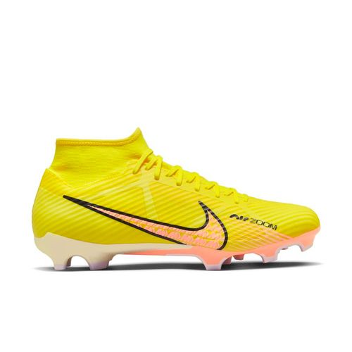Men's Nike Zoom Mercurial Superfly 9 Academy Multi-Ground Soccer Cleat | Yellow/Sunset