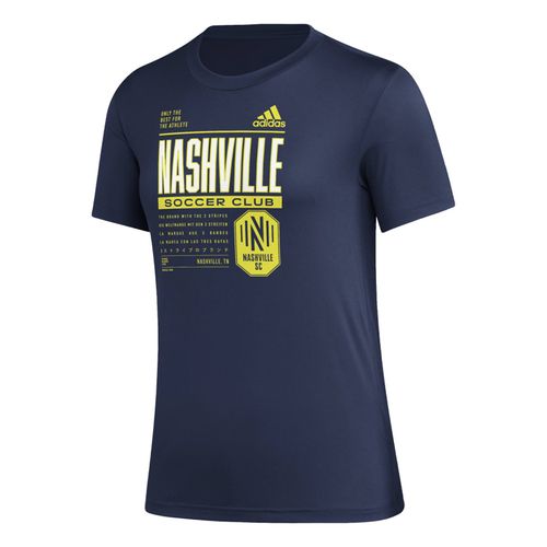 Women's adidas Nashville Soccer Club DNA T-Shirt | Navy