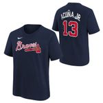 Youth Ronald Acuna Jr. Navy Atlanta Braves Player Jersey