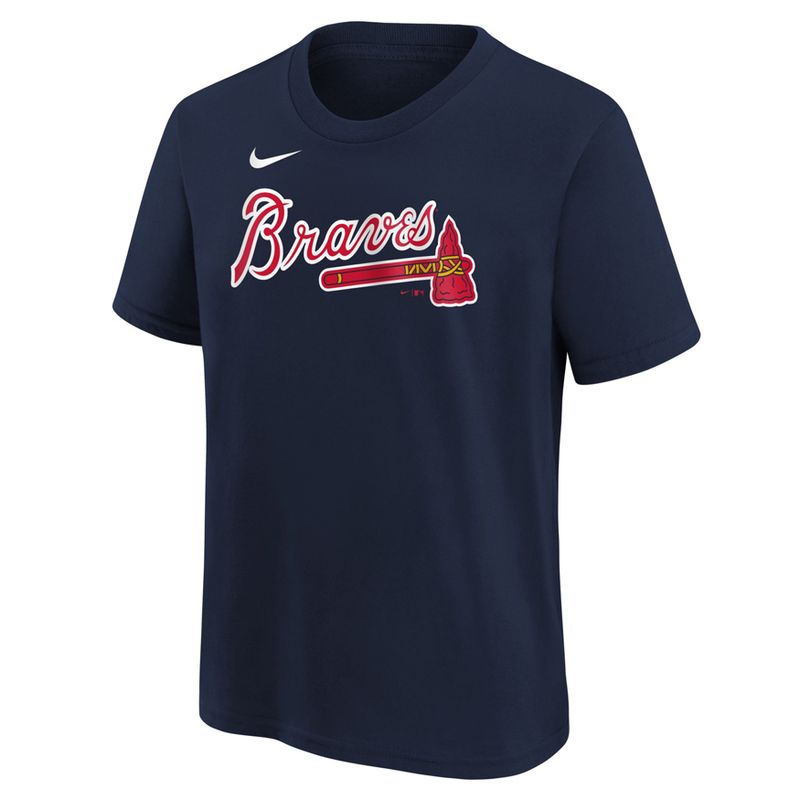 Nike Ronald Acuna Jr. Atlanta Braves Youth Name & Number T-Shirt - Red  (XLarge)