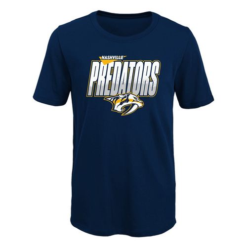Youth Nashville Predators Frost Center T-Shirt | Navy
