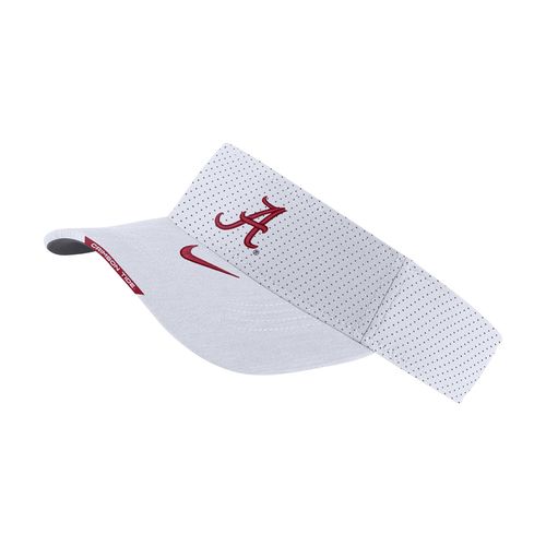 Nike Alabama Crimson Tide Adjustable Visor | White