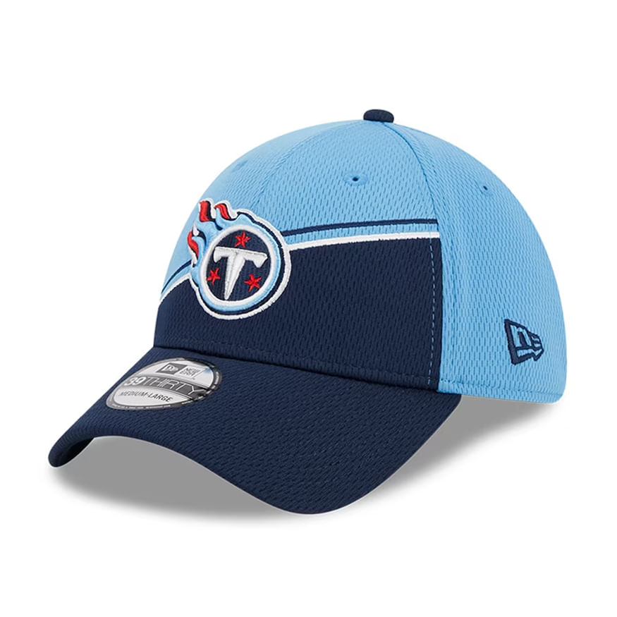 New Era Tennessee Titans Sword Logo Adjustable Hat (Scarlet)