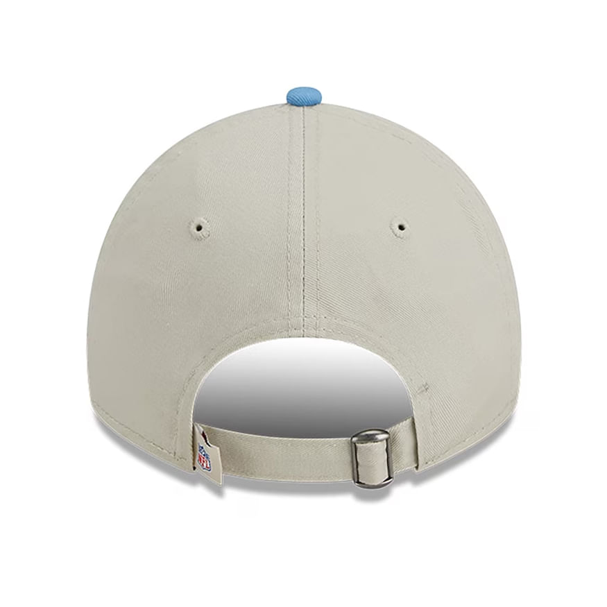 New Era Tennessee Titans Historic Oilers 9FIFTY 2023 Sideline Adjustable Hat | Cream/Blue 215804