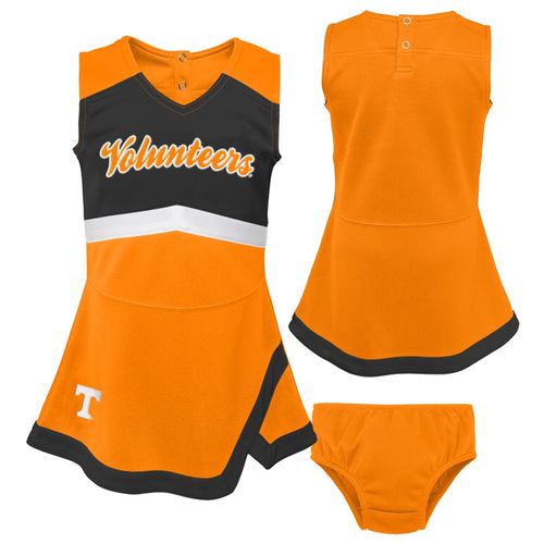 Toddler Tennessee Volunteers Cheer Dress | Orange/Black
