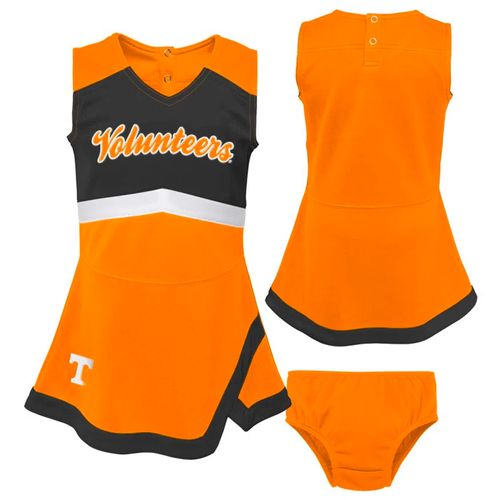 Kid's Tennessee Volunteers Cheer Dress | Orange/Black